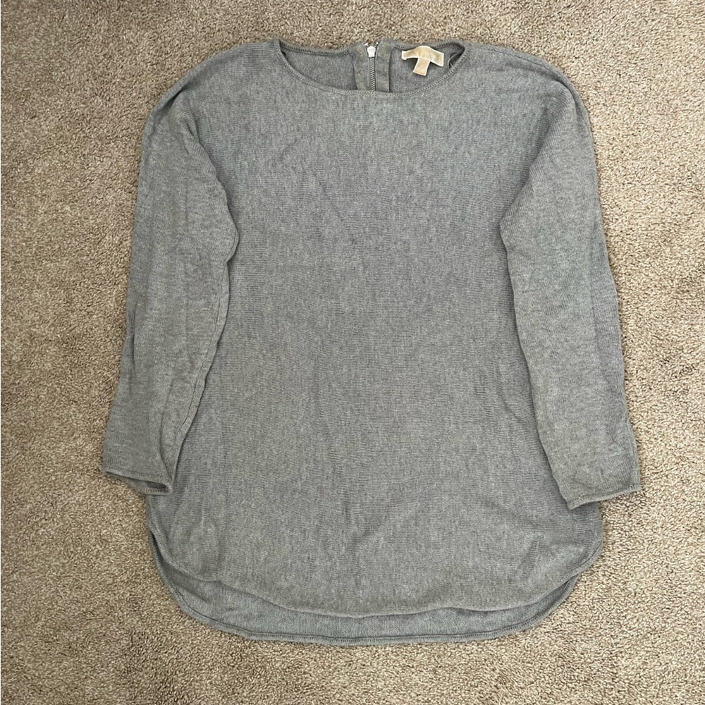Michael Kors Men's Crewneck Sweater in Light Gray